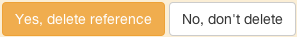 delete reference confirmation button